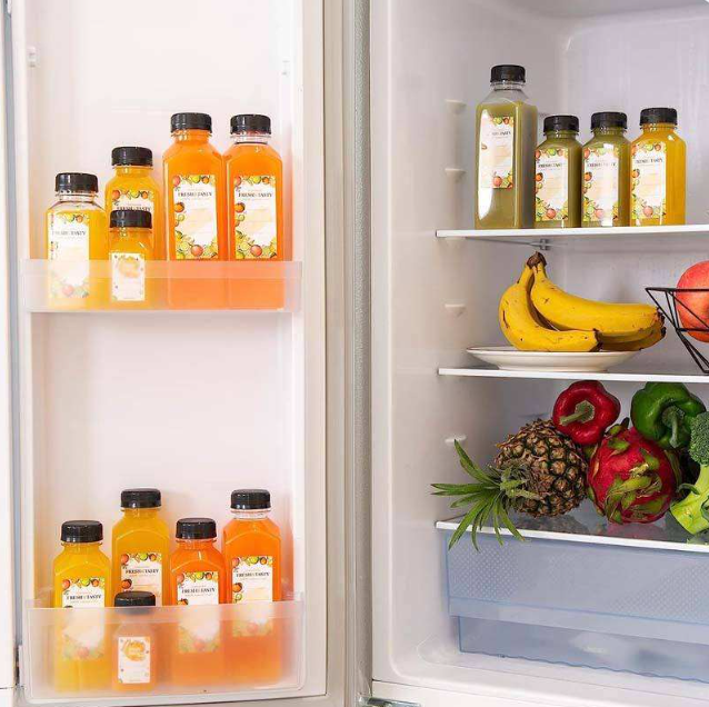 Disposable Drink Bpa Free Clear Juice Plastic Empty Pet Square Juicer Beverage Bottle